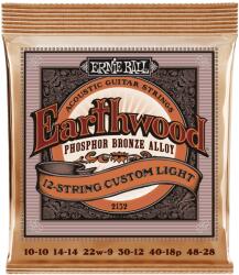 Ernie Ball 2152 Earthwood Phosphor Bronze Custom Light 12-String