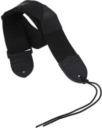 Fender 2" Black Poly Strap with Grey Logo