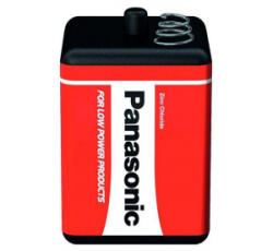 Panasonic elem (4R25, rugós csatlakozó, 6V, cink-klorid) 1db /csomag (4R25R / 4R25RZ/B) - aqua