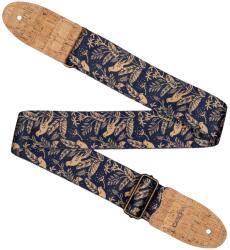 Cascha CGS-VC2 Guitar Strap Vegan Cork Midnight Birds