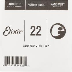 Elixir Nanoweb Phosphor Bronze Single . 022