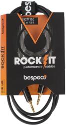 Bespeco ROCKIT Stereo Cable Jack 3, 5 TRS - Jack 3, 5 TRS 1, 5 m