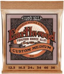 Ernie Ball 2143 Earthwood Phosphor Bronze Strings Custom Medium