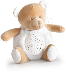 Doudou Ursuleț de pluș cu lumini și sunete Bear Nightlight Doudou et Compagnie maro 20 cm de la 0 luni (DC3692)