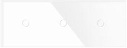 Luxion Intrerupator 3 x Simplu cu Touch din Sticla LUXION Alb (LX-ST-101/101/101-W)