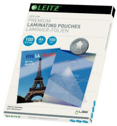 Leitz lamináló zsebek A4-es, 100 mikronos (100 db) (74800000)