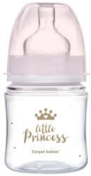 Canpol babies Canpol babies, EasyStart, Royal Baby, biberon cu gatul larg, roz, 120 ml