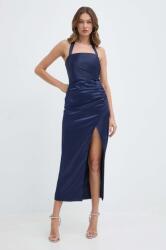 Bardot rochie LORELAI culoarea albastru marin, maxi, mulata, 59229DB PPYH-SUD291_59X (59229DB.NAVY)