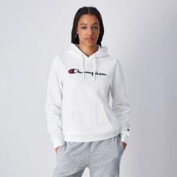 Champion Big Logo Slim Fit női kapucnis pulóver White - Champion L