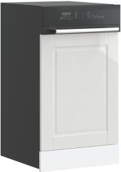 vidaXL mosogatógép panel "Porto" Magasfényű fehér 45x1, 5x67 cm Gépi fa (854129)