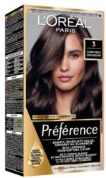 L'Oréal Vopsea de Par Permanenta cu Amoniac L'Oreal Paris Preference 3 Brasilia, 174 ml