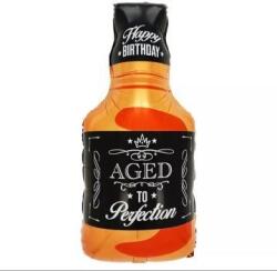 Godan Whiskey-s üveg formájú szülinapi fólia lufi - 32 x 65 cm (BF-HWHI) - ejatekok