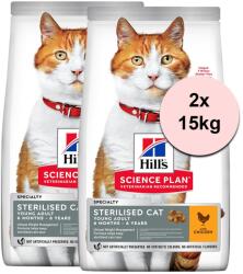 Hill's Hill's Science Plan Feline Young Adult Sterilised Cat Chicken 2 x 15 kg