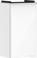 Hansgrohe XELU Q 34x24, 5 cm-es 1 ajtós fali szekrény króm fogantyúval, balos, fényes fehér 54011000 (54011000)