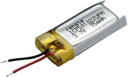 Renata lítium-polimer akku 3, 7 V, 80 mAh, 24 x 10 x 5, 5 mm, ICP501022UPM