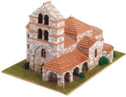 DOMUS Model asamblat Domus Kits - Romantism 10, Biserică , St. Salvador de Cantamuda, Model cărămizi reale (40087)