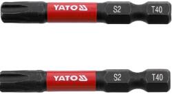 TOYA T40x50mm 2db impact bitfej ütvecsavarozókhoz YT-78057 (YT-78057)