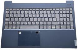 Lenovo IdeaPad S340-15 S340-15API S340-15IWL S340-15IML S340-15IIL háttérvilágítással (backlit) touchpaddel sötétkék burkolattal (topcase) szürke magyar (HU) laptop/notebook billentyűzet gyári