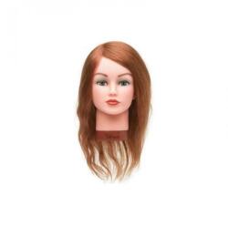 Sibel Eleonor gyakorló babafej humán hajjal, 30-45 cm - hairpower