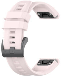 BSTRAP Silicone Carson szíj Garmin Fenix 5 / 6 / 6 Pro / 7 / 8 / E 47mm, light pink