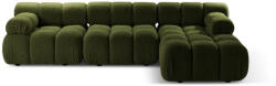 Micadoni Coltar modular Bellis cu 3 module si tapiterie boucle, verde (MIC_SET5R_213_F1_BELLIS5)