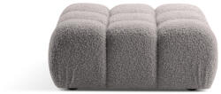 Micadoni Puf Bellis cu tapiterie boucle, gri deschis (MIC_POUF_213_F1_BELLIS3)