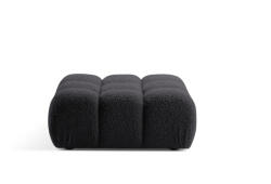 Micadoni Puf Bellis cu tapiterie boucle, grafit (MIC_POUF_213_F1_BELLIS4)