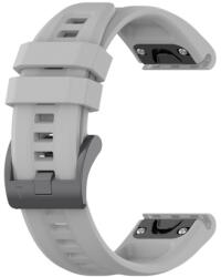 BSTRAP Silicone Carson szíj Garmin Fenix 5s / 5s Plus / 6s / 6s Pro / 7s / 8 43mm, gray