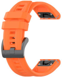 BSTRAP Silicone Carson szíj Garmin Fenix 5x / 5x Plus / 6x / 6x Pro / 7x / 8 51mm, orange