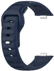 BSTRAP Silicone szíj Huawei Watch Fit 3, darkblue
