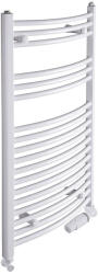 Készlet Kisöprés 2024 Radeco Adamo íves, fehér fürdőszobai radiátor 650x1440 mm AD6-600 L