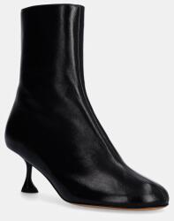 Proenza Schouler bőr csizma Tee Ankle fekete, női, tűsarkú, PS43232A - fekete Női 39