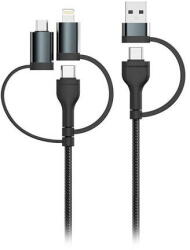 V-TAC Cablu 5in1 Tip C - Microusb - Usb - Lightning 1.2m (sku-7747)