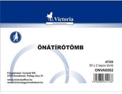 Victoria önátírótömb, A6, 50x2 lap (ATI 26) - iroda-technika