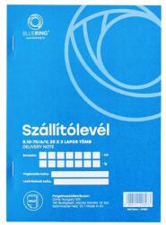 Bluering Szállítólevél A5, 25x3 lapos B. 10-70/A/V, 1 tömb (B.10-70/A/V)