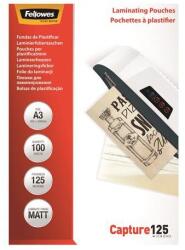 Fellowes matt meleglamináló fólia, A3, 125 mikron, 100 db (5328601)
