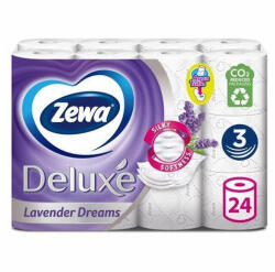  Toalettpapír 3 rétegű kistekercses 100 % cellulóz 24 tekercs/csomag Deluxe Zewa Levender Dreams - bolt