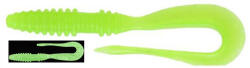 Keitech Mad Wag Mini 3.5" / #026 - Clear Chartreuse Glow twiszter