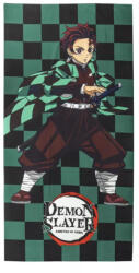  Demon Slayer fürdőlepedő, strand törölköző 70x140cm (Fast Dry) (CEP2200010219) - oliviashop