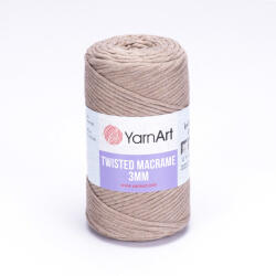 YARNART twisted 3mm macrame kifésülhető fonal 768 cappuccino