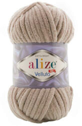 alize velluto plüss, zsenília fonal 530 - Dohány barna