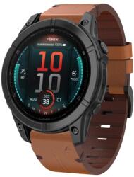 SYNTHETIC Szíj Garmin Fenix® 8-hoz 43mm sötétbarna