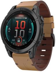  SYNTHETIC Szíj Garmin Fenix 8 47mm világosbarna