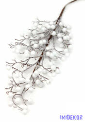  Fehér bogyós havas ág kb 70cm