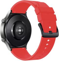 Hurtel Szilikon csereszíj Huawei Watch GT 2/3/4/2 Pro/3 Pro/GT 2e (46mm) - piros