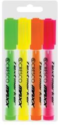 Cresco MAXX kiemelő - 4 db-os neon készlet