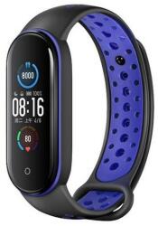 Beline Design csereszíj Xiaomi Mi Band 7/6/5 - fekete-kék