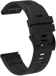 Hurtel Szilikon csereszíj Garmin Fenix 3/5X/6X/7X Pro - fekete