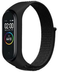 Beline NylonLoop csereszíj Xiaomi Mi Band 7/6/5/4/3 - fekete