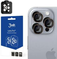 3mk Protection Lens Protection Pro kamera lencse védő edzett üveg barna szegéllyel iPhone 16 Pro/ 16 Pro Max
